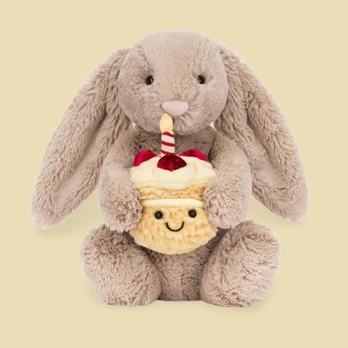 Bashful Beige Bunny 'Birthday'