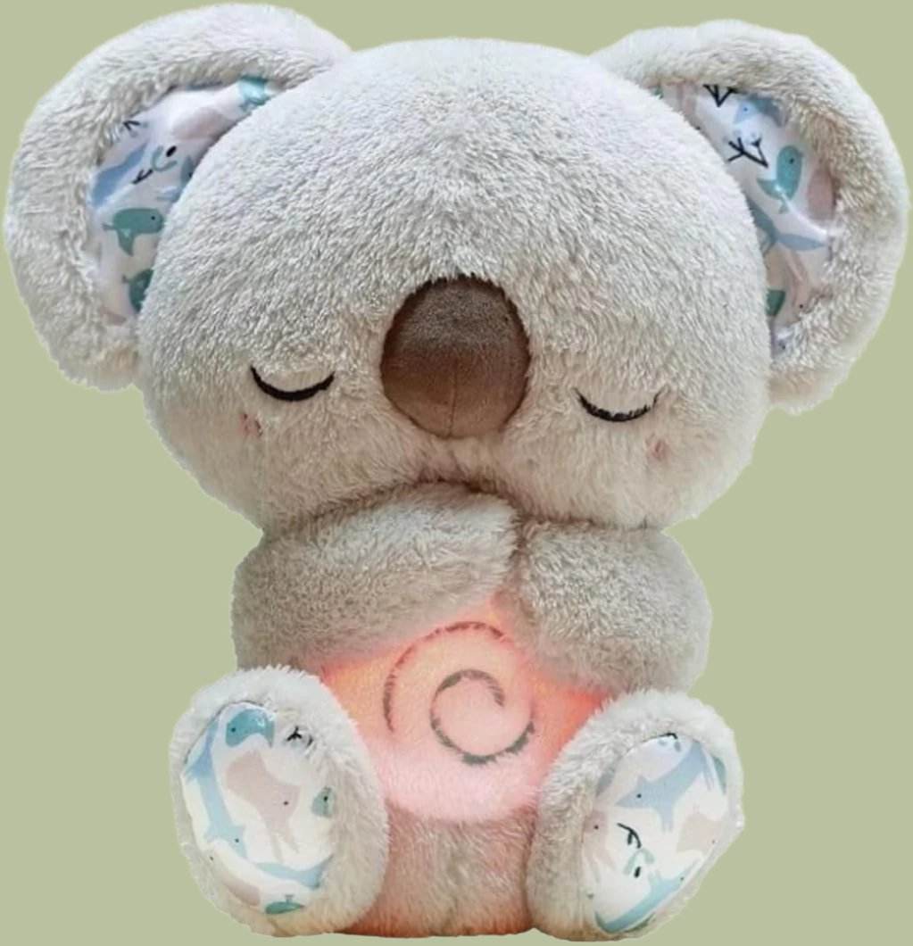 Soothe 'n Snuggle Koala Portable Plush Breathing Motion Sound Companion - St Paul's Collectives Er