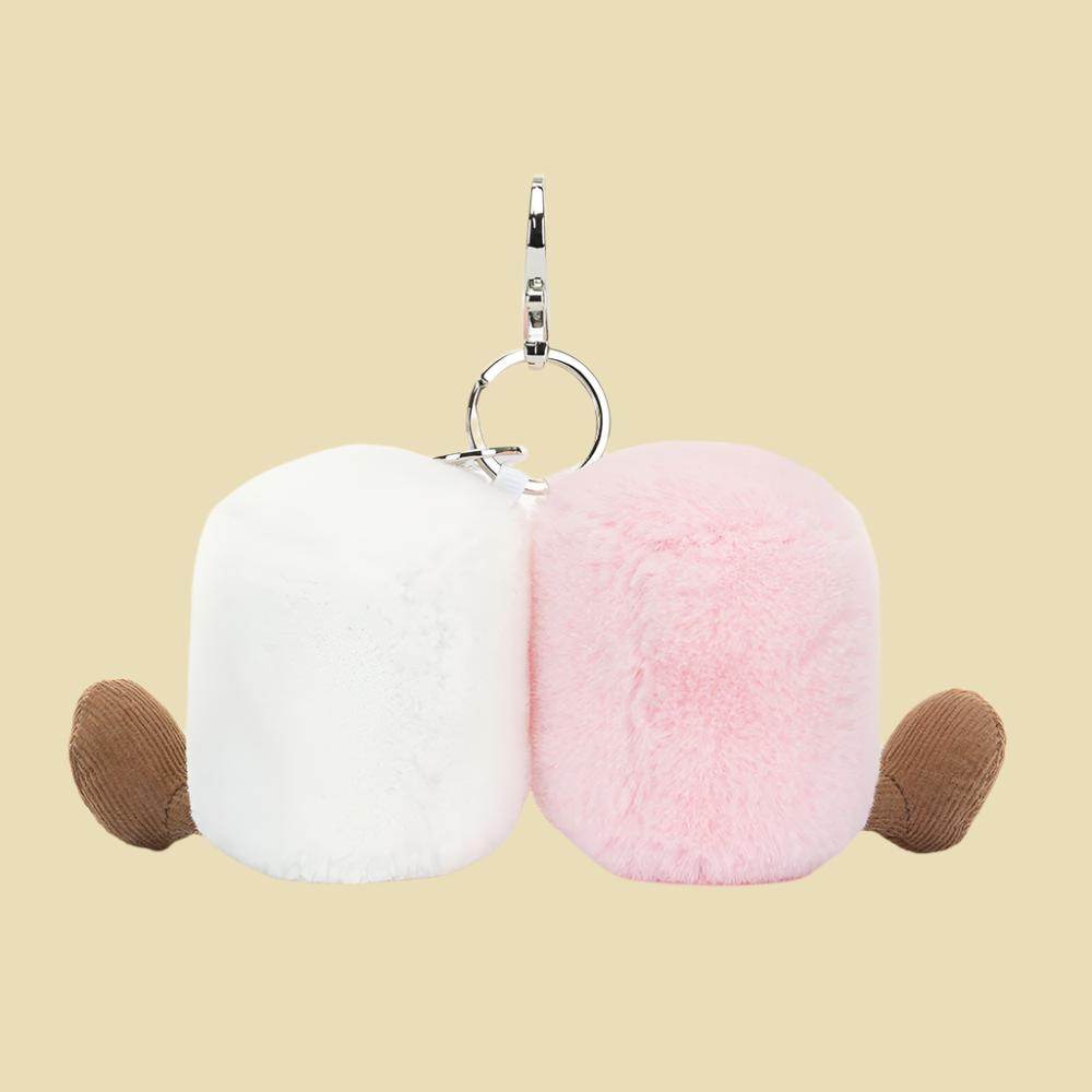 Amuseables Pair of Marshmallows Bag Charm - St Paul's Collectives Er