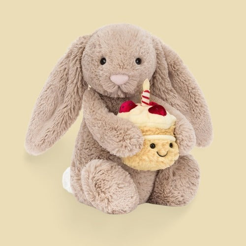 Bashful Beige Bunny 'Birthday'