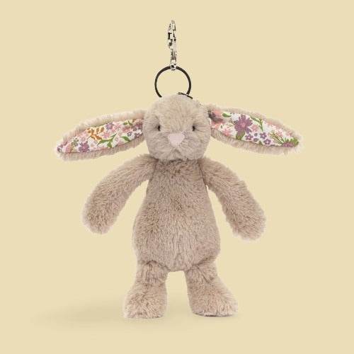 Blossom Beige Bunny 'Petal' Bag Charm - St Paul's Collectives Er