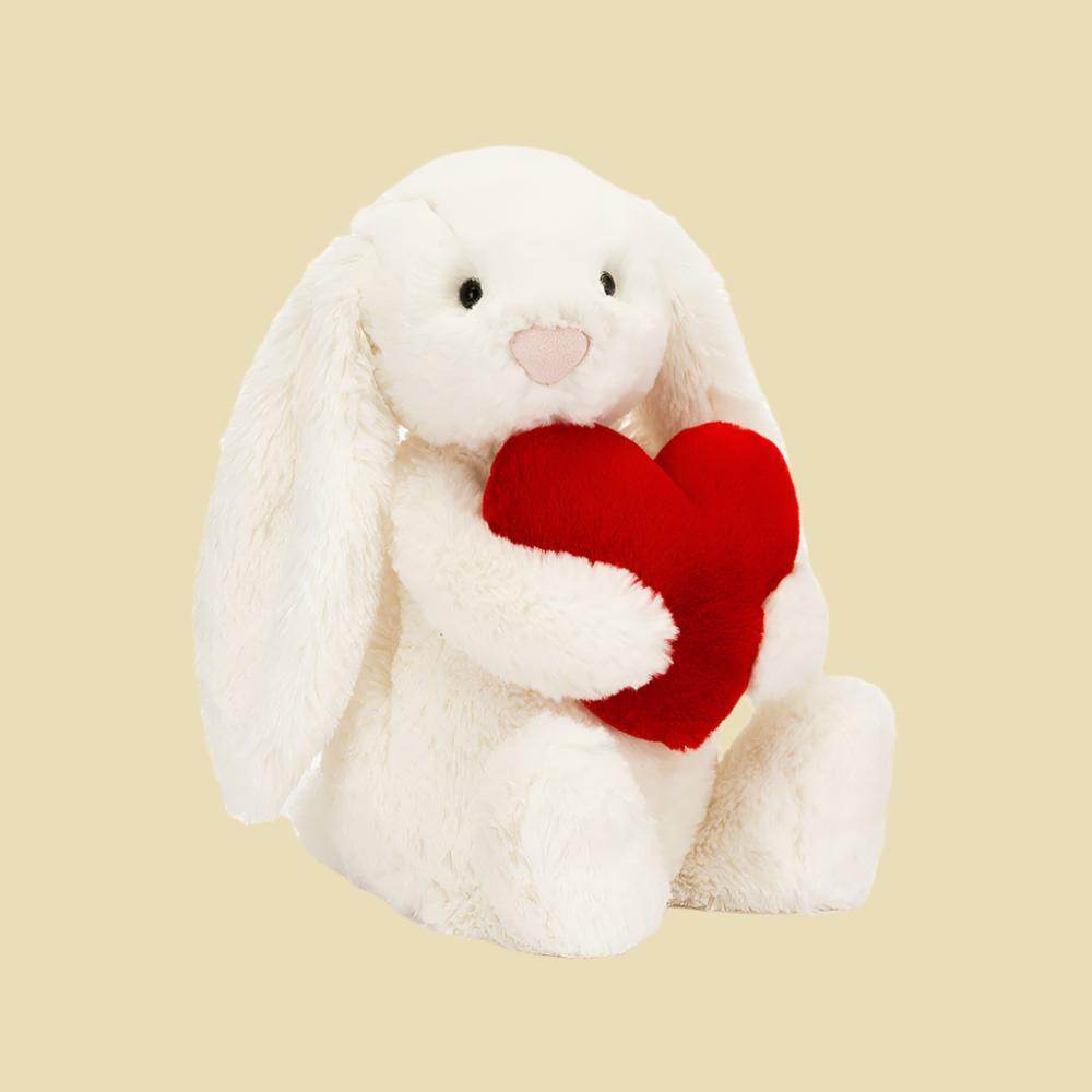 Bashful Red Love Heart Bunny - St Paul's Collectives Er