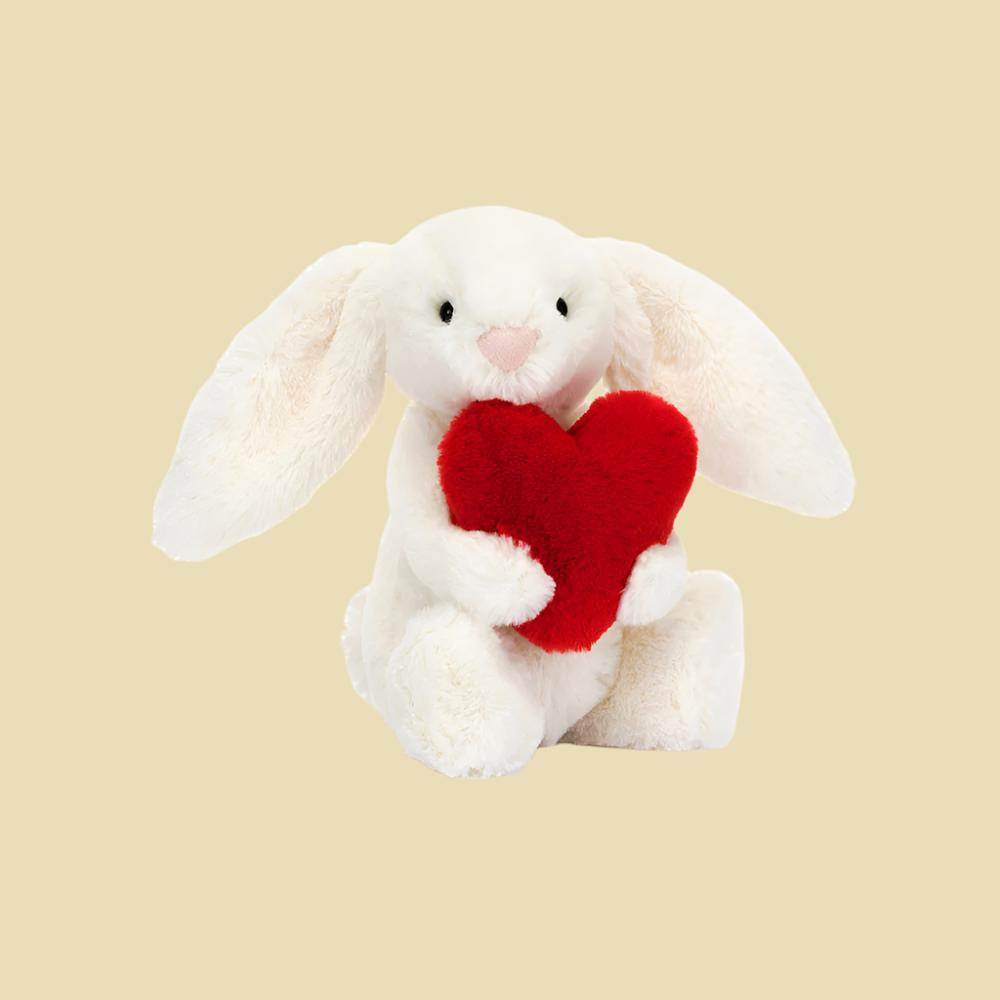 Bashful Red Love Heart Bunny - St Paul's Collectives Er
