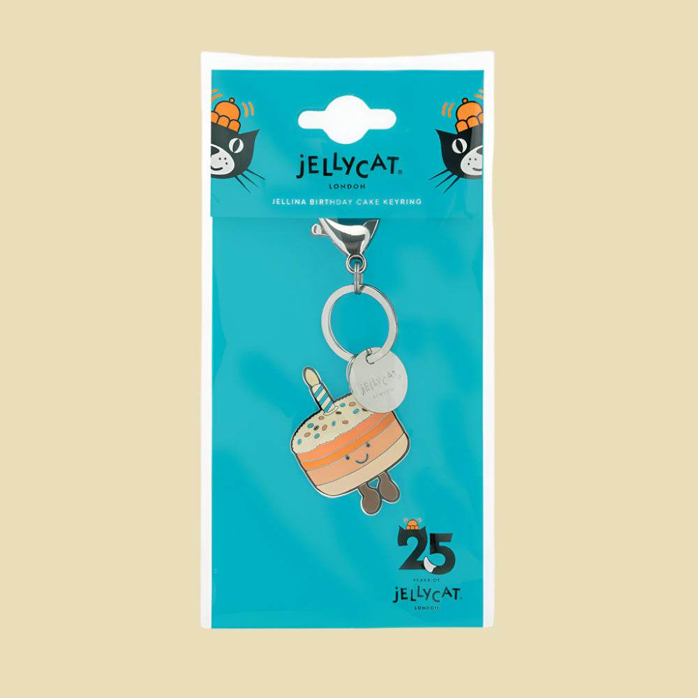 Amuseables Jellina Birthday Cake Keyring - St Paul's Collectives Er