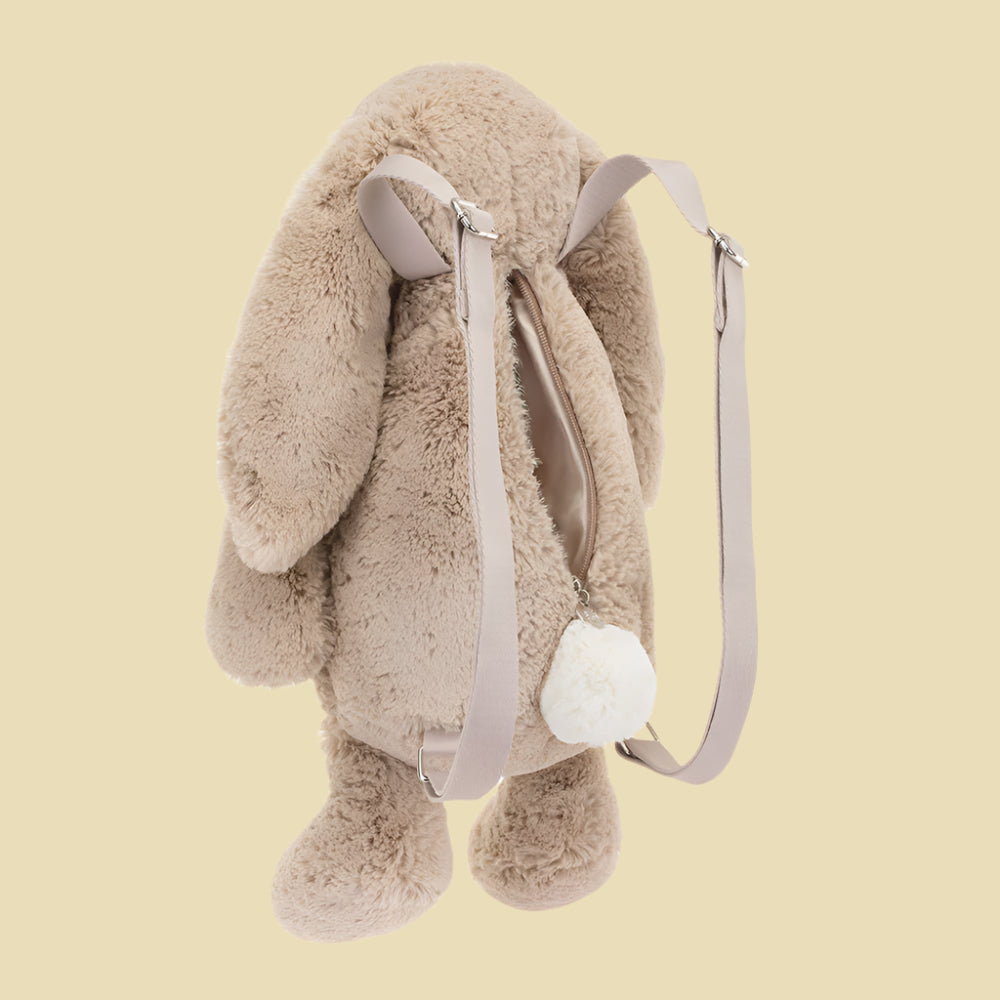 Jellycat Bashful Beige Bunny Backpack 1