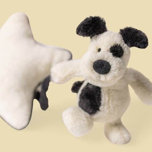 Bashful Black & Cream Puppy Musical Pull - St Paul's Collectives Er