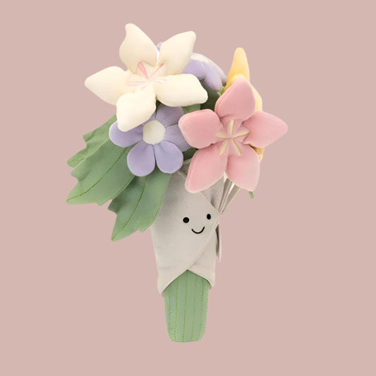 The Amuseables Bouquet of Flowers Limited Edition is inspired by Jellycat Amuseables. Compare Amuseables Bouquet of Flowers Limited Edition to Jellycat Amuseables Bouquet of Flowers. Compare Amuseables Peach Limited Edition to Jellycat Amuseable