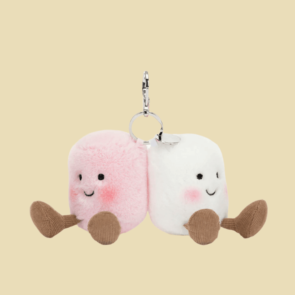 Amuseables Pair of Marshmallows Bag Charm - St Paul's Collectives Er