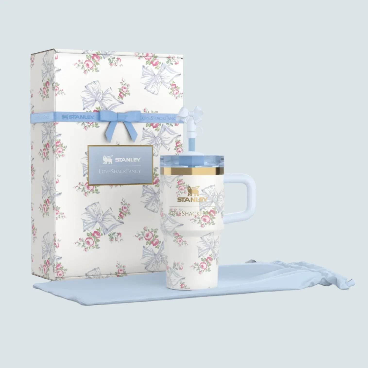 LoveShackFancy Holiday Quencher | Rosa Beaux Blue - St Paul's Collectives Er