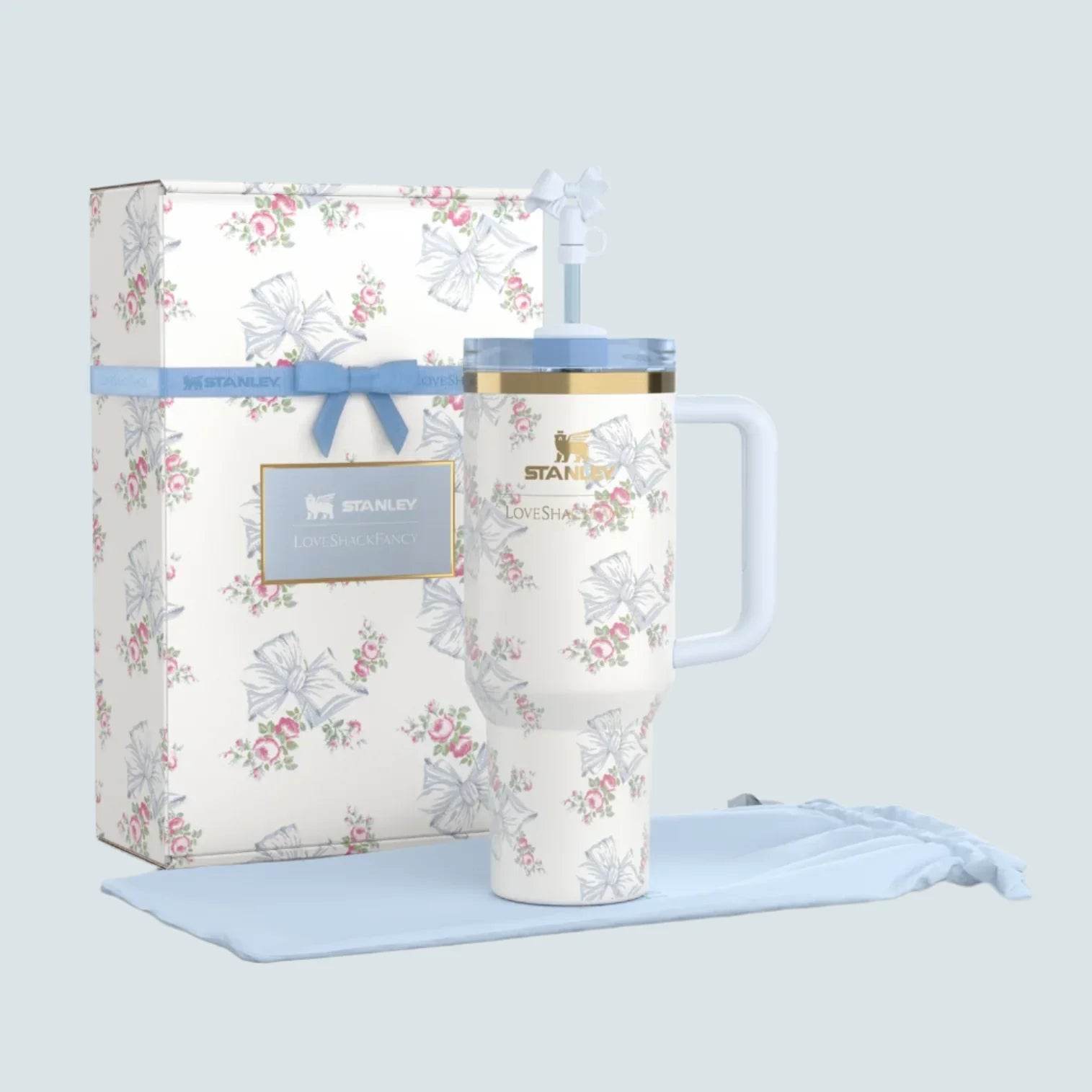 LoveShackFancy Holiday Quencher | Rosa Beaux Blue - St Paul's Collectives Er
